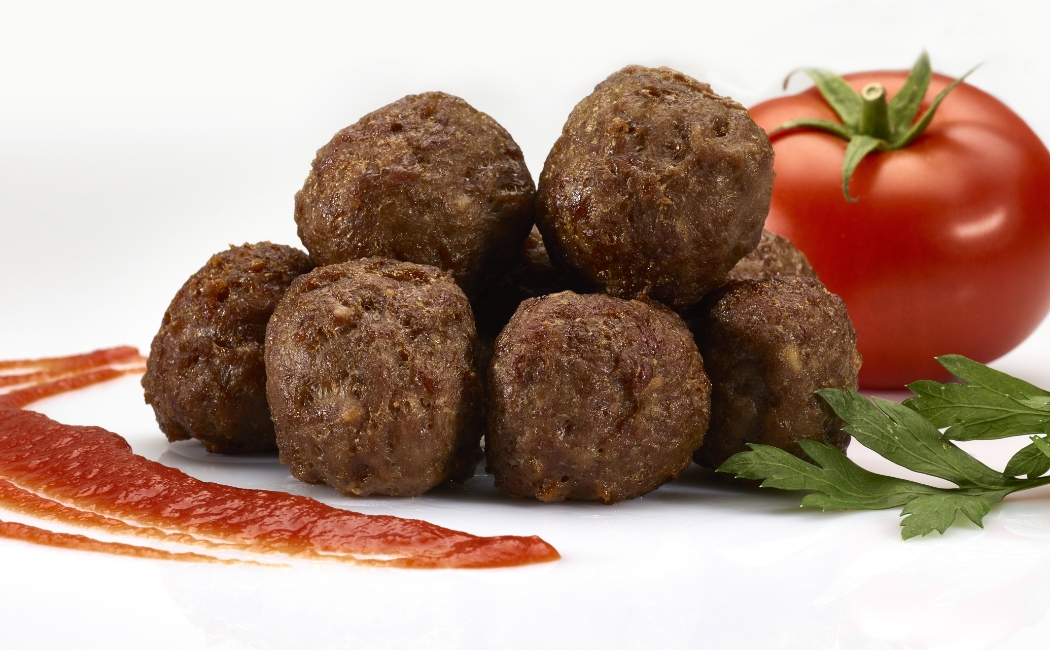 Boulettes de bœuf IQF pour PAI - gamme formée